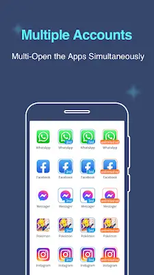 Multiple Accounts: Dual Space スクリーンショット 0