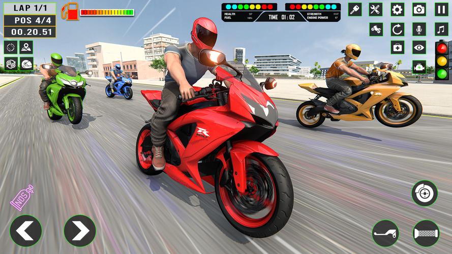 Bike Simulator Game: Bike Game Tangkapan skrin 2