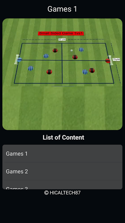 Football Small Sided Games ဖန်သားပြင်ဓာတ်ပုံ 1