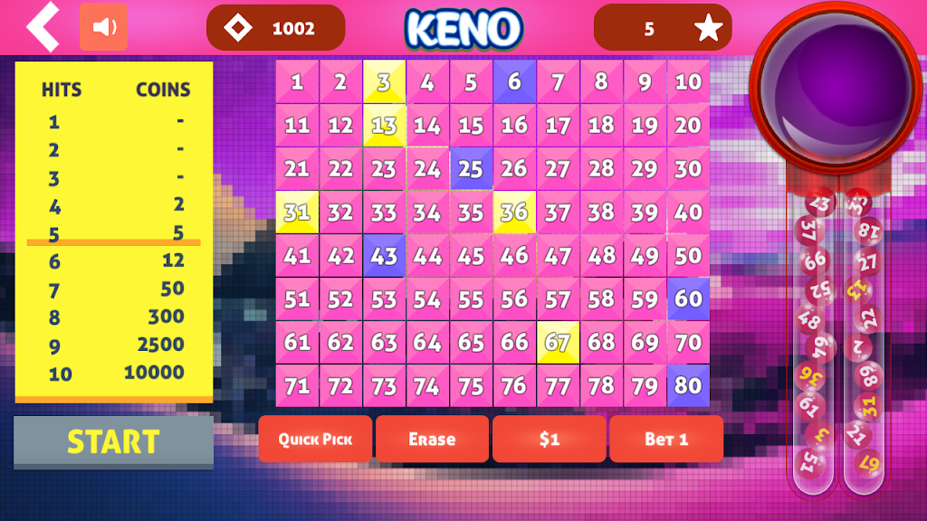Keno Cleopatra應用截圖第0張