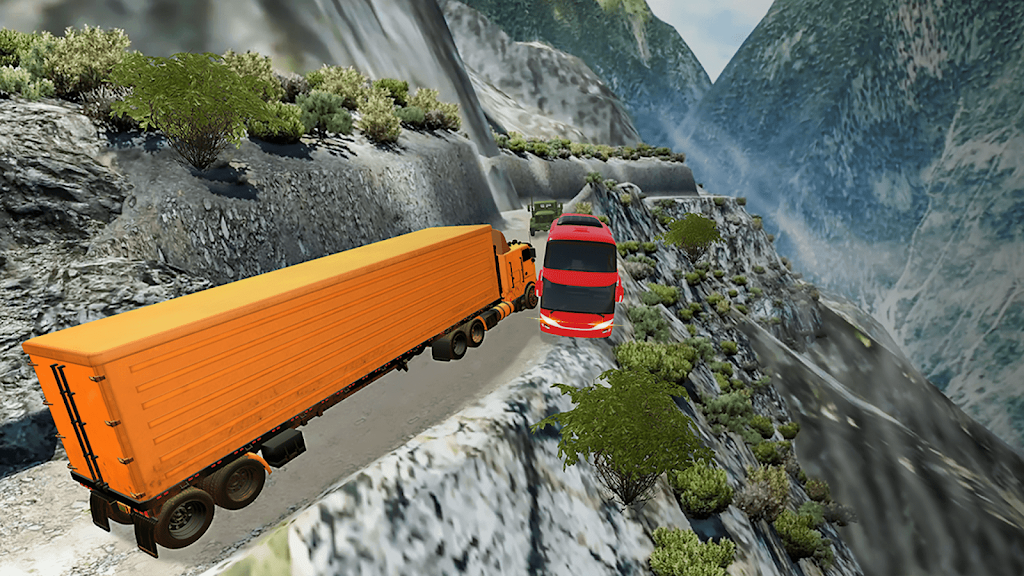 Risky Roads Bus Driver Offroad Captura de tela 3