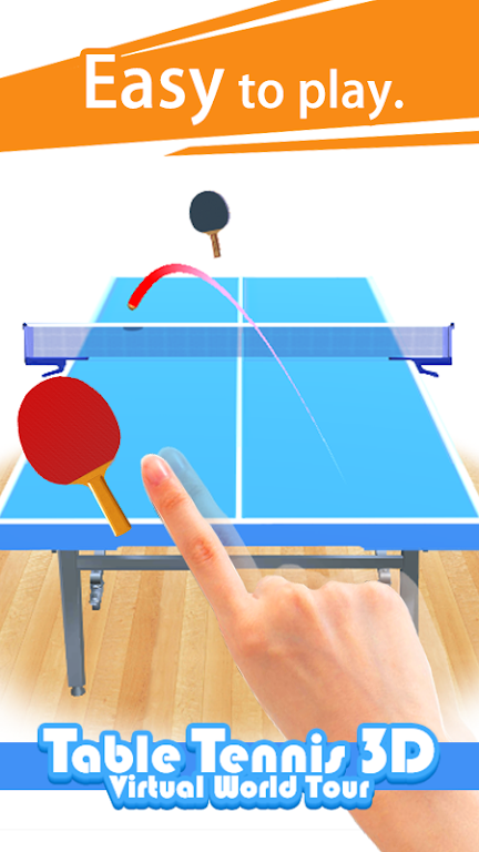 Table Tennis 3D Ping Pong Game Captura de pantalla 2