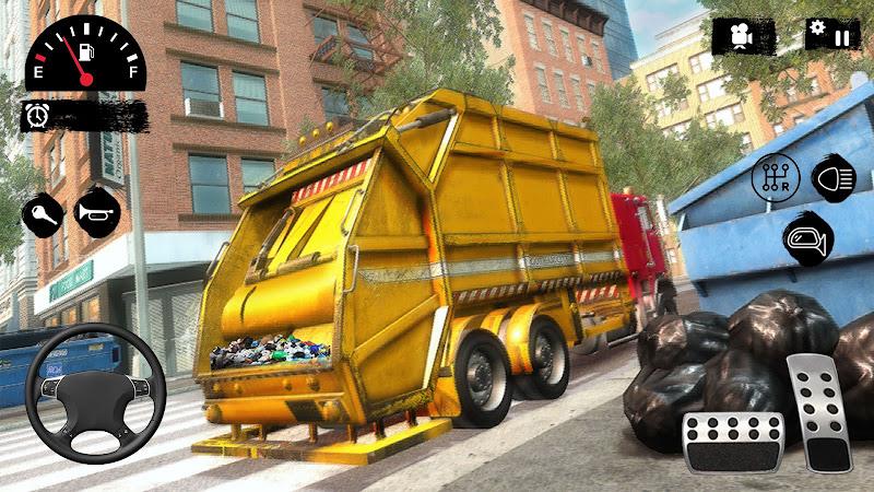 Garbage Dump Truck Driving 3D Captura de tela 2