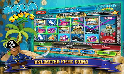 Aqua Slots 2 Treasure Island スクリーンショット 0