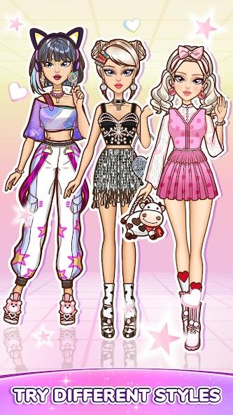 DIY Paper Doll Dress Up Mod ဖန်သားပြင်ဓာတ်ပုံ 3