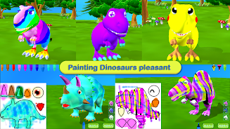 Dinosaur Coloring 3D - AR Cam Tangkapan skrin 3