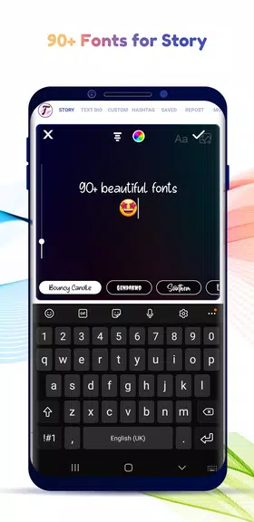 Fonts for Instagram - I Fonts स्क्रीनशॉट 1