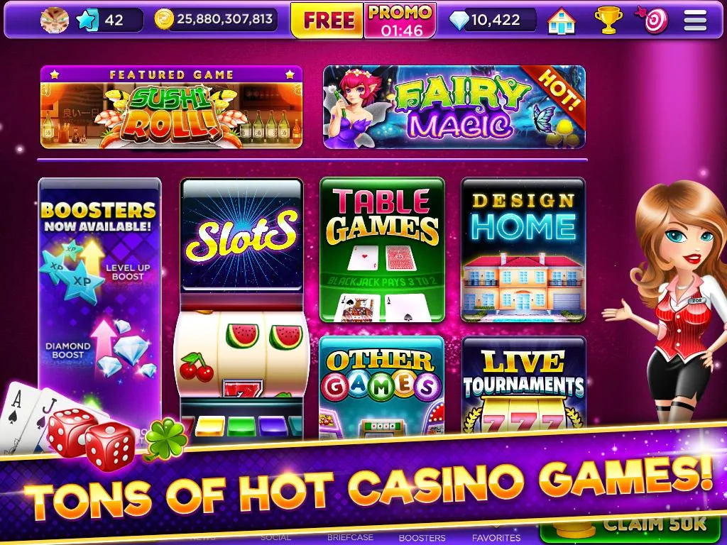 Glamour Casino - Home Designer Slots Tangkapan skrin 0