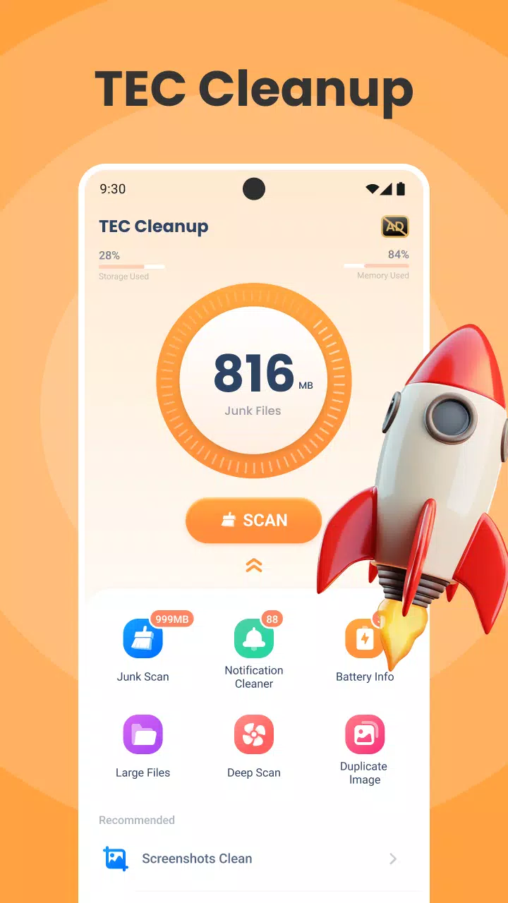 TEC Cleanup - Storage Cleaner應用截圖第0張