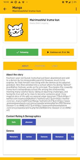 MobileMD - Mangadex client Zrzut ekranu 1