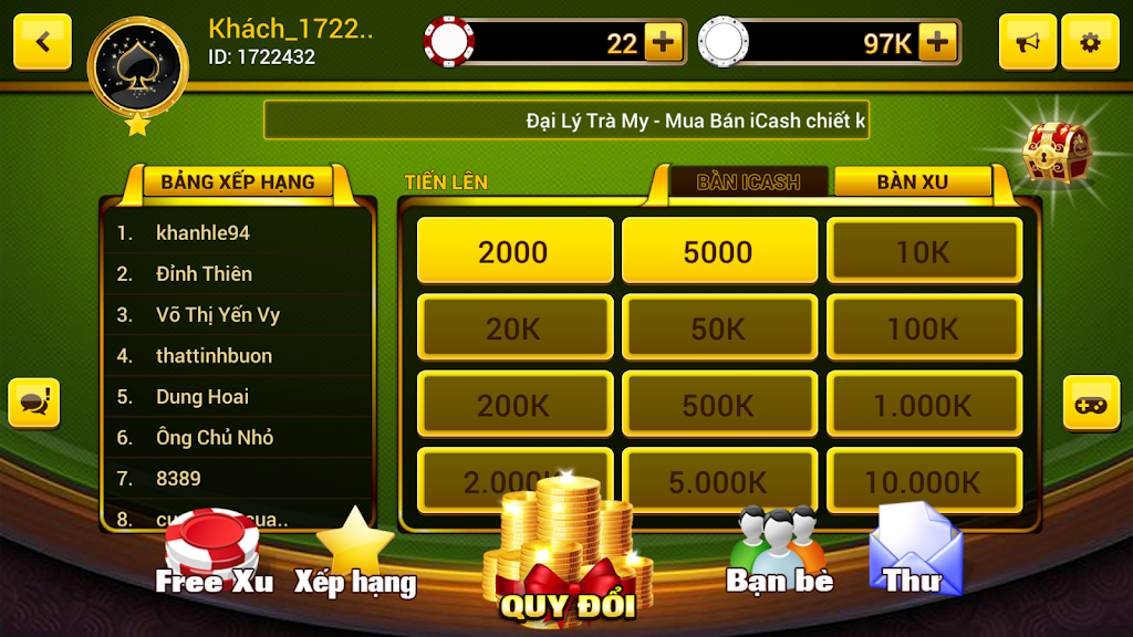 game beat thuong - Xgame Screenshot 1