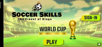 Soccer Skills - Cup of World ဖန်သားပြင်ဓာတ်ပုံ 0