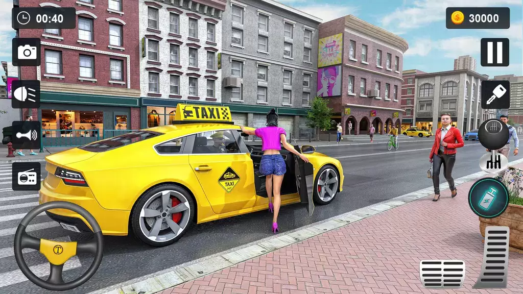 Taxi Simulator 3D - Taxi Games Schermafbeelding 0