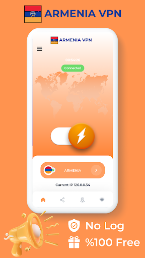 Armenia VPN - Private Proxy স্ক্রিনশট 0