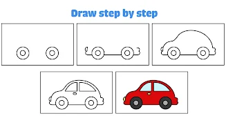 Cars drawings: Learn to draw ဖန်သားပြင်ဓာတ်ပုံ 3