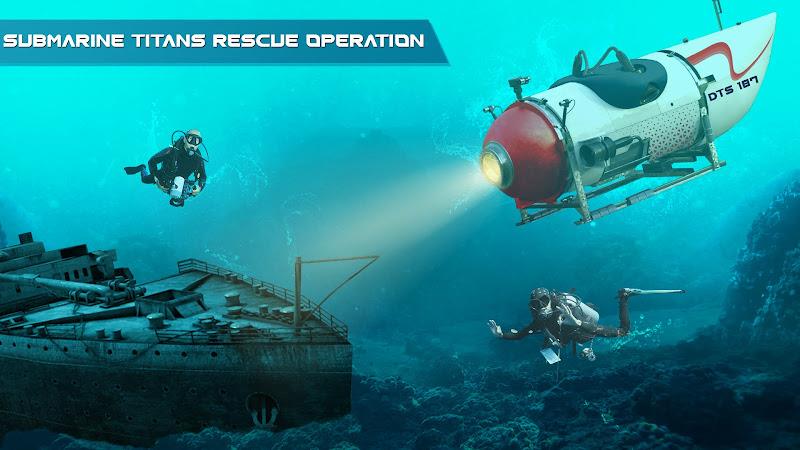 Submarine Titans Rescue Ship ဖန်သားပြင်ဓာတ်ပုံ 3