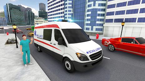 Ambulance Simulator Car Driver স্ক্রিনশট 2