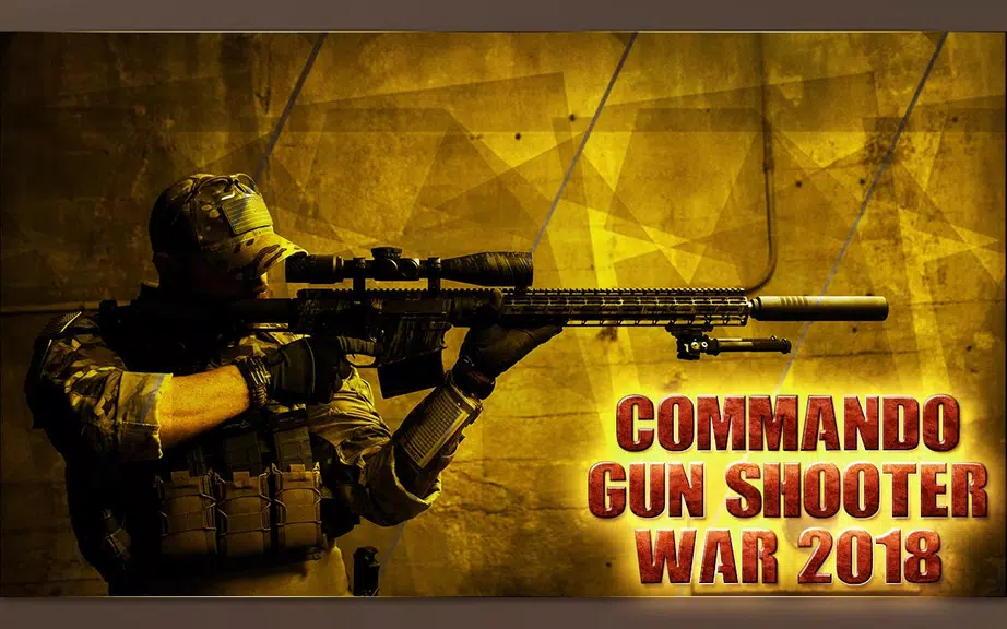 Commando Gun Shooter War 2018 Zrzut ekranu 0