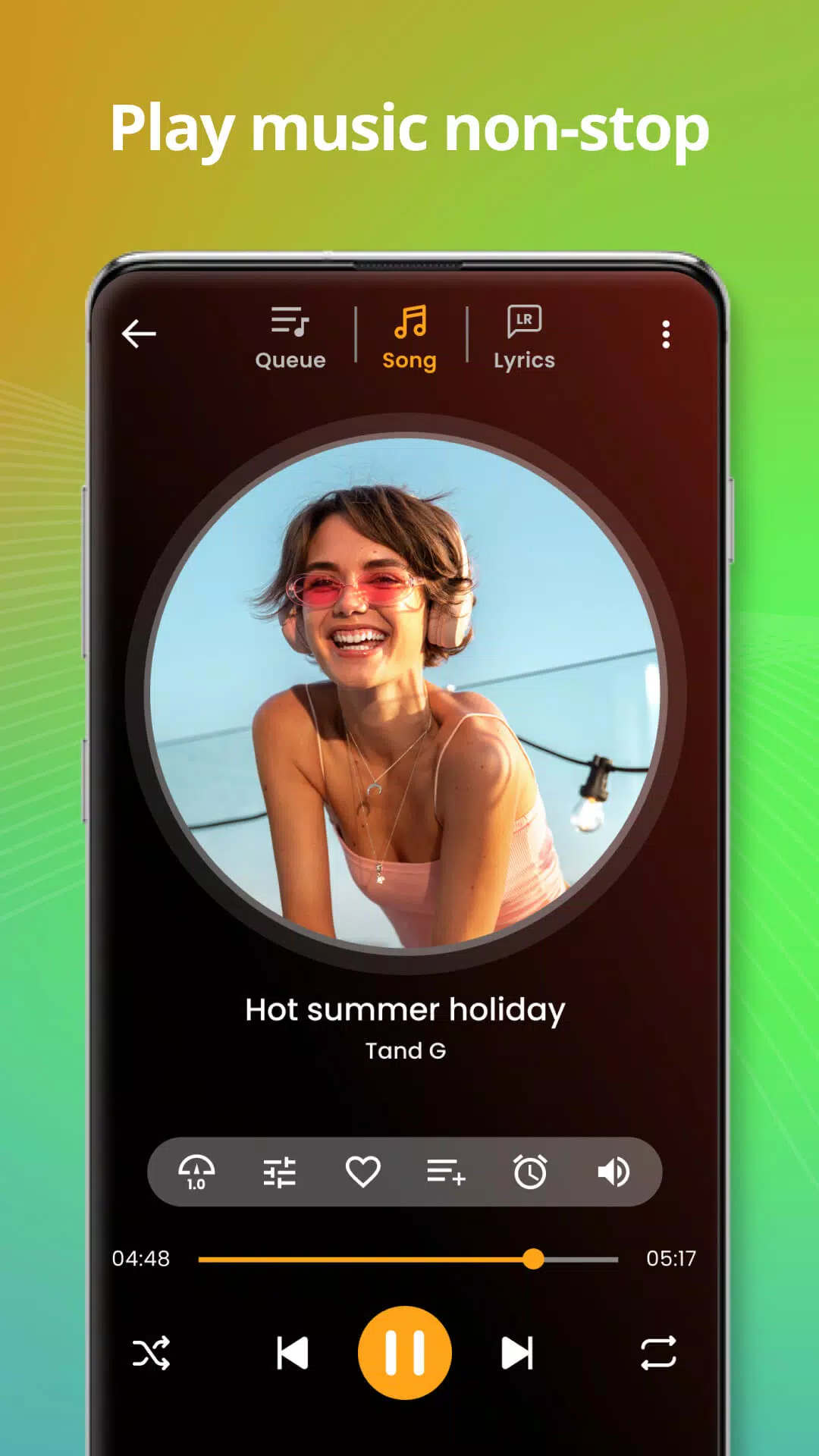 Music player ภาพหน้าจอ 2