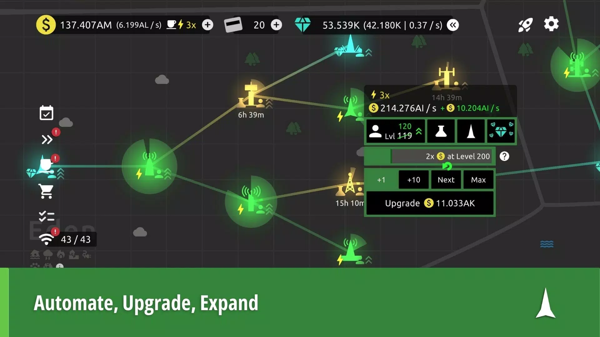 Idle Networks Tangkapan skrin 1