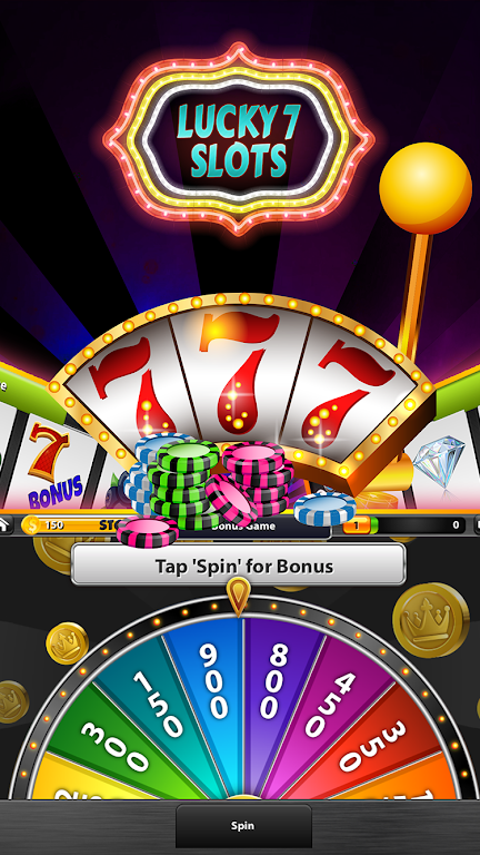 Lucky 7’s Slot Machines Schermafbeelding 0