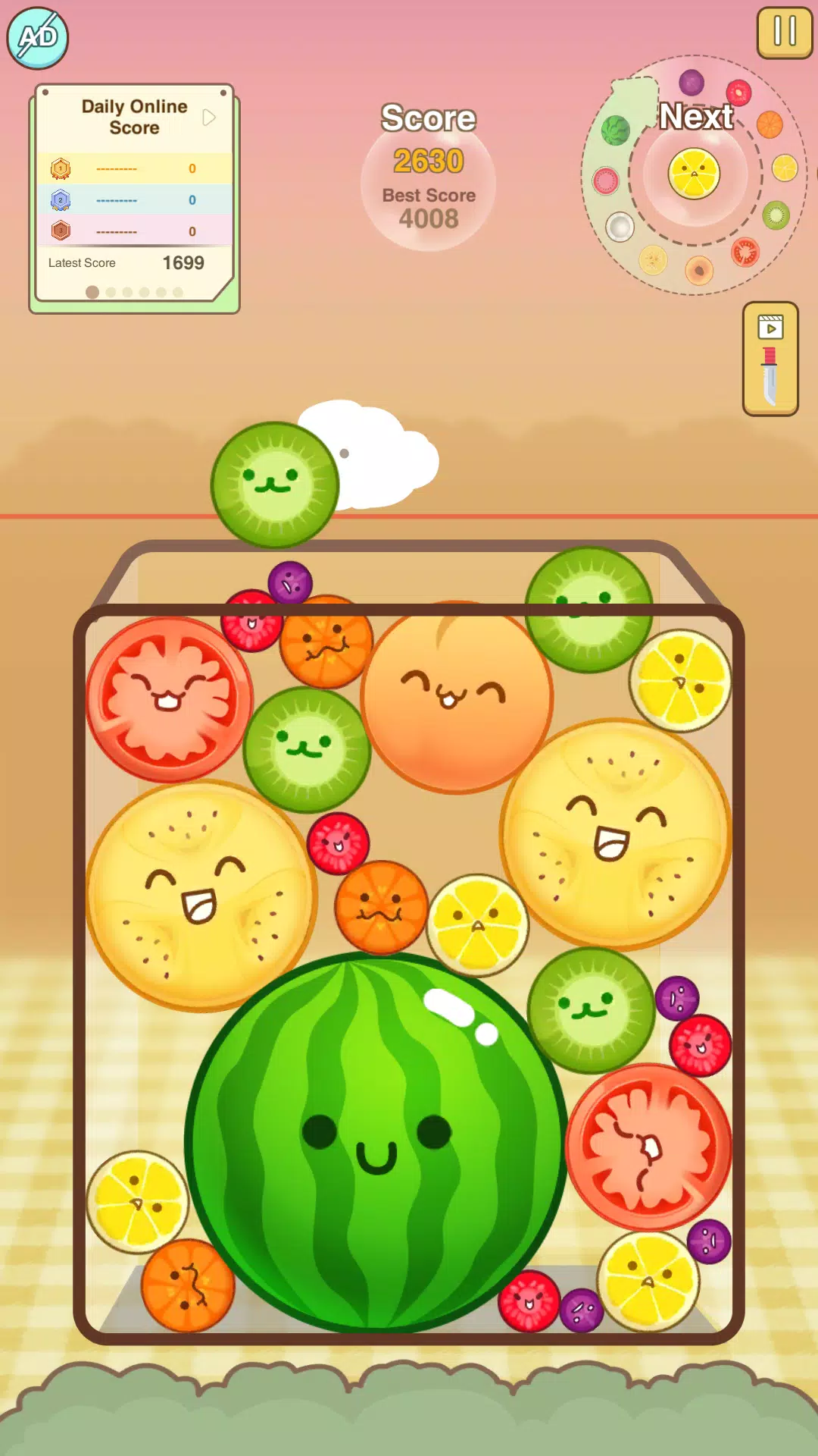 Watermelon Merge Game Скриншот 0