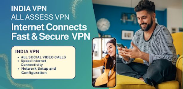 India VPN - Get India IP VPN Ảnh chụp màn hình 1