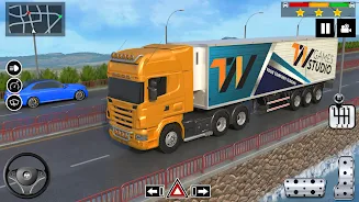 Car Transporter Truck Games 3D Captura de pantalla 1