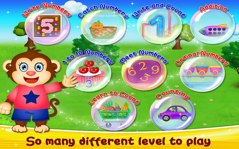 Baby Numbers Learning Game Tangkapan skrin 1