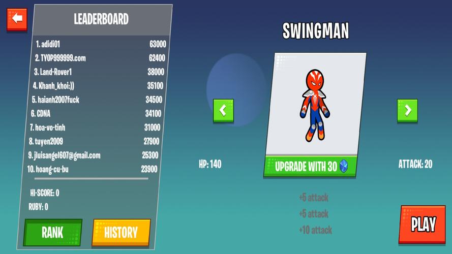 Epic Hero Wars - stick fight Captura de pantalla 2