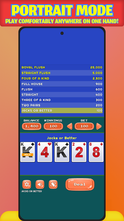 Schermata Jacks or Better - Offline 0