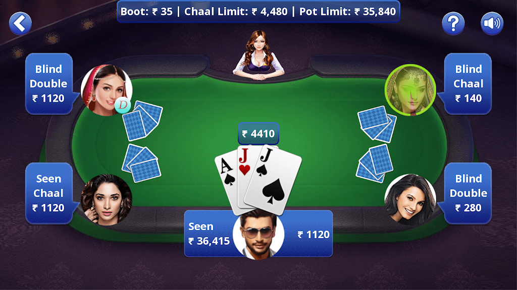 Teen Patti Offline Captura de tela 2