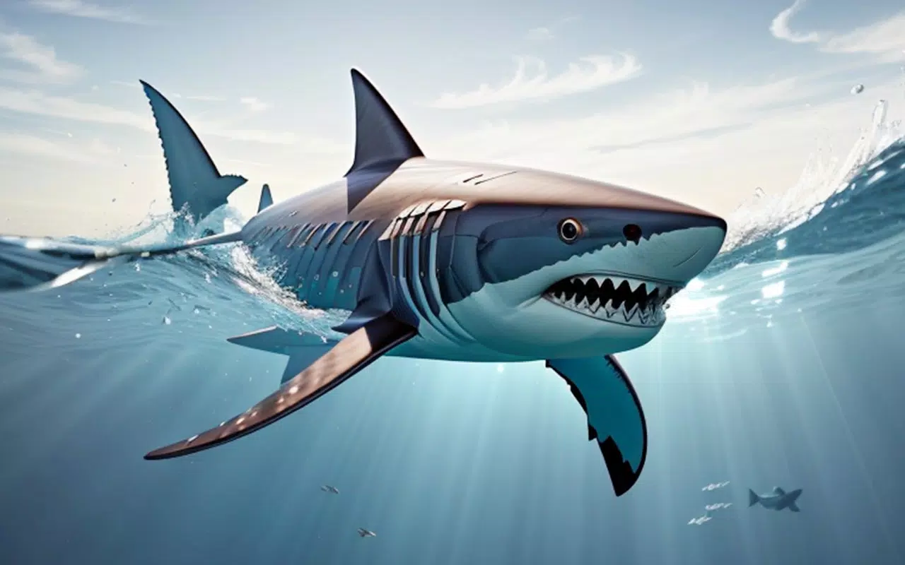 Angry Shark Attack Shark Game Screenshot 0