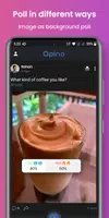 Opino - Social App for Polls Ảnh chụp màn hình 1