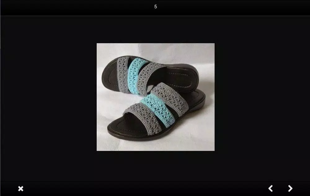 Knitted sandals idea スクリーンショット 3