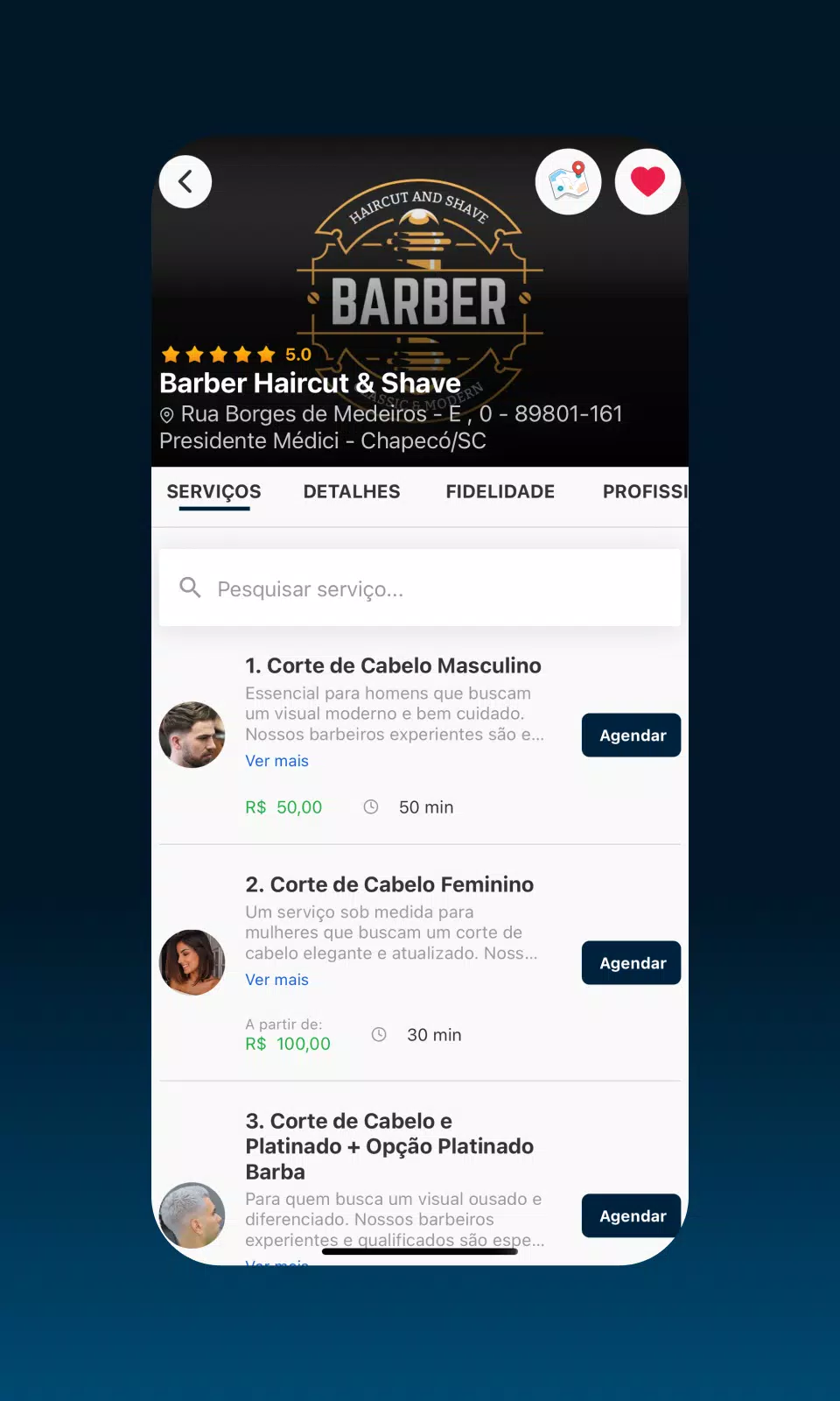 AppBarber: Cliente Скриншот 2