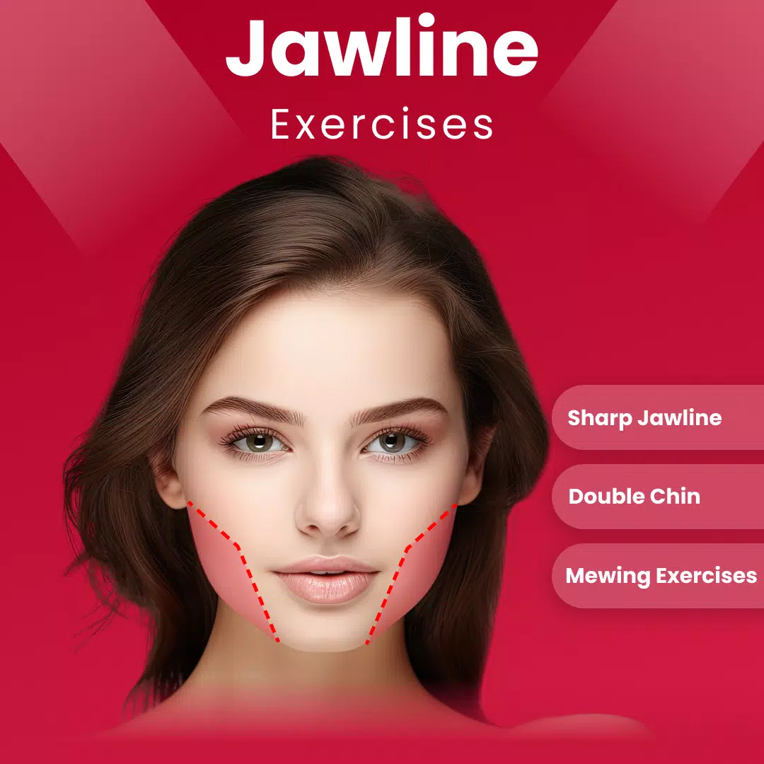 Jawline Exercises & Mewing ဖန်သားပြင်ဓာတ်ပုံ 0