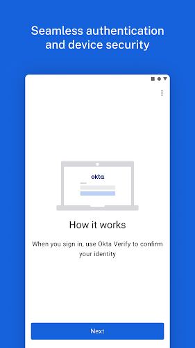 Okta Verify Captura de tela 0