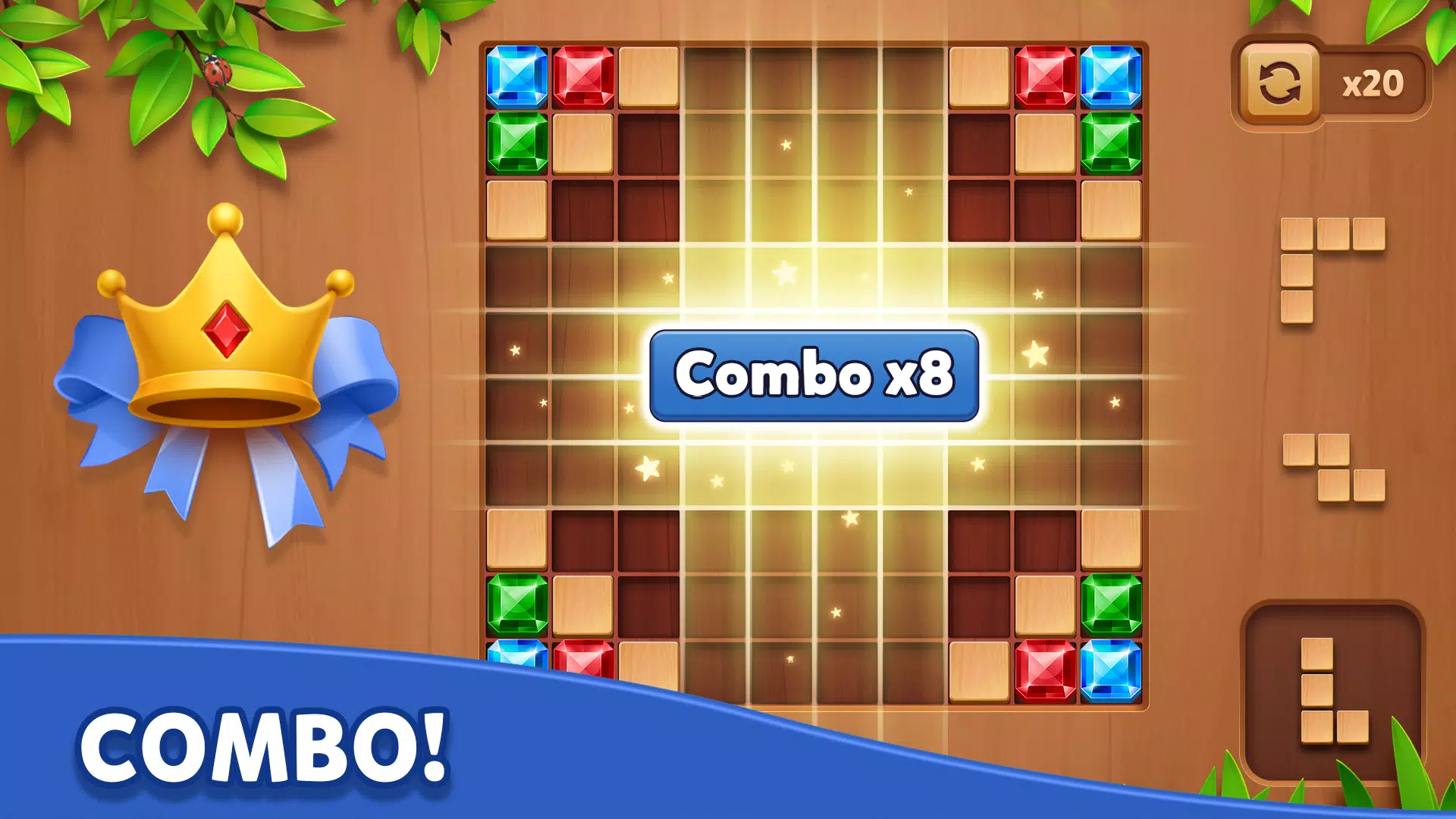 Cube Block - Woody Puzzle Game Ảnh chụp màn hình 2