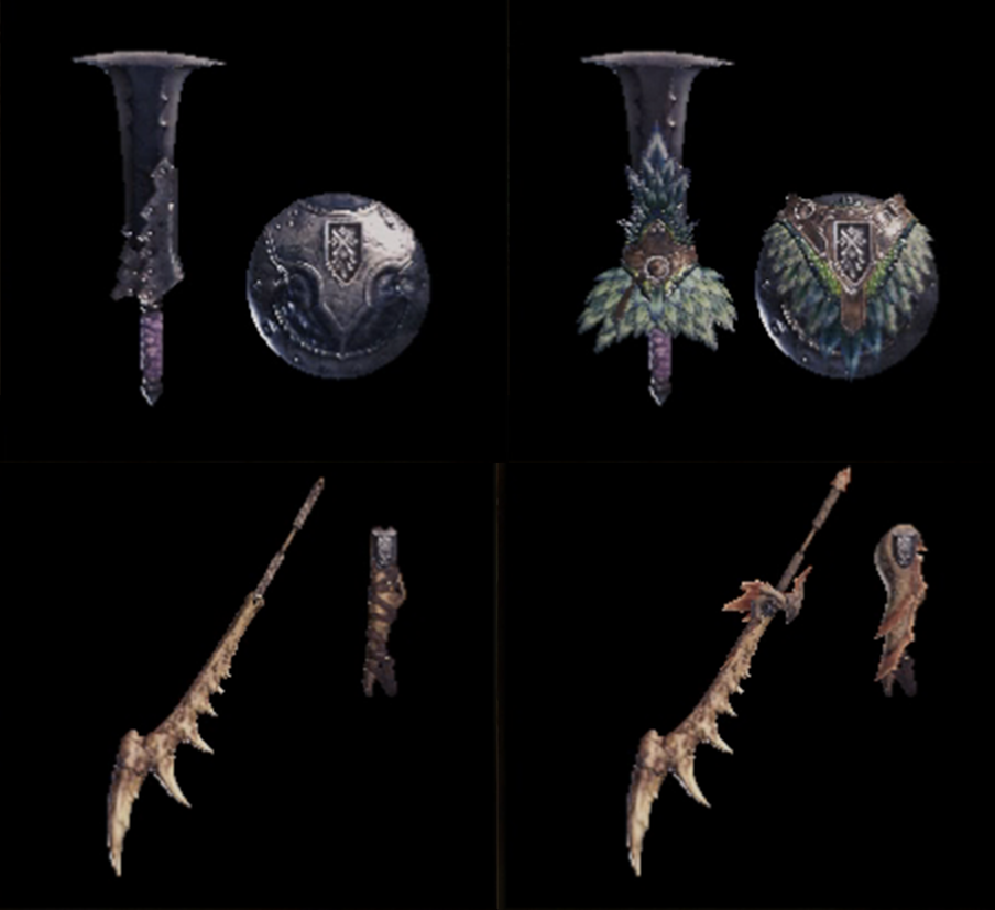 Сравнение оружия Monster Hunter World
