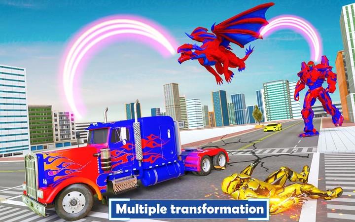 Dragon Robot Truck Transform स्क्रीनशॉट 1