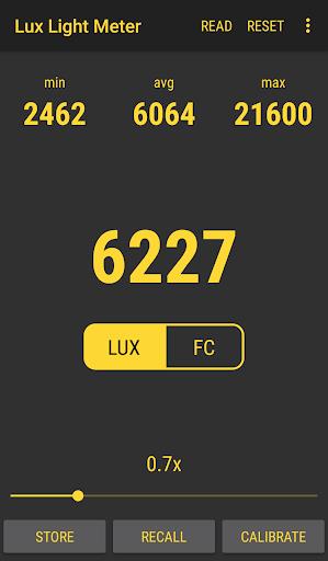 Lux Light Meter Pro স্ক্রিনশট 1