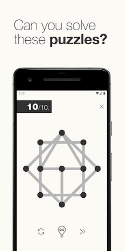 1Line & dots. Puzzle game. 스크린샷 1