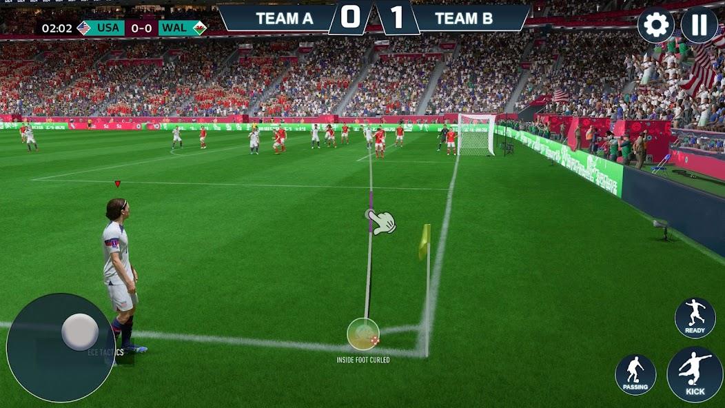 Real League Soccer Offline Mod Captura de pantalla 1