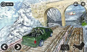 Offroad Army Cargo Driving Mis スクリーンショット 1