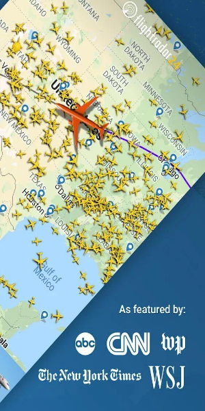 Schermata Flightradar24 Flight Tracker MOD 1