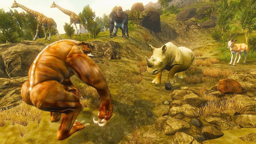 Huge Monster Simulator Captura de tela 2