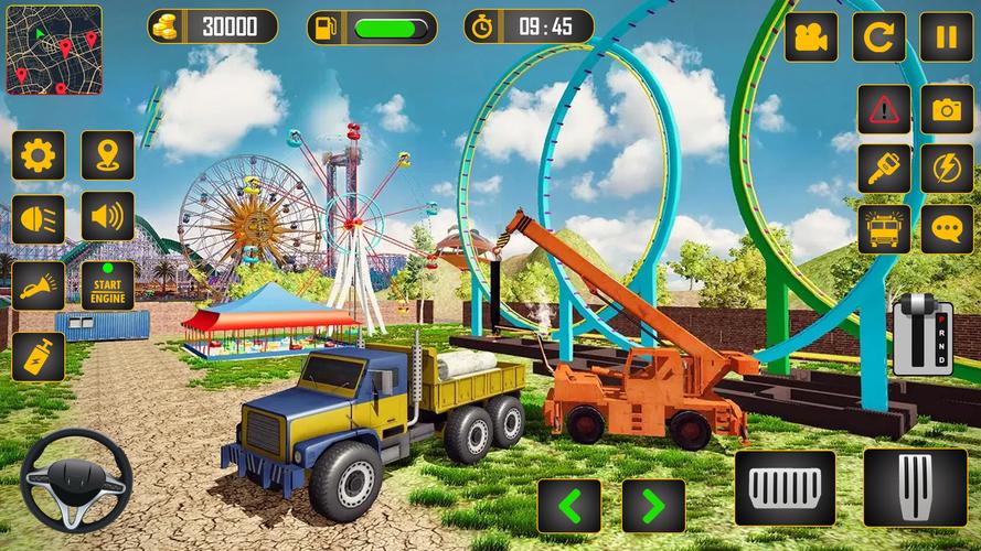 Roller Coaster Builder Game Schermafbeelding 2