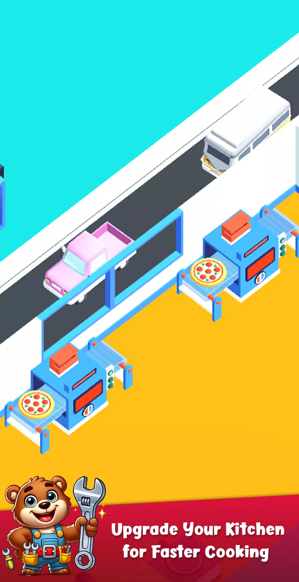 Bear Pizza Maker:Cooking Games Скриншот 1