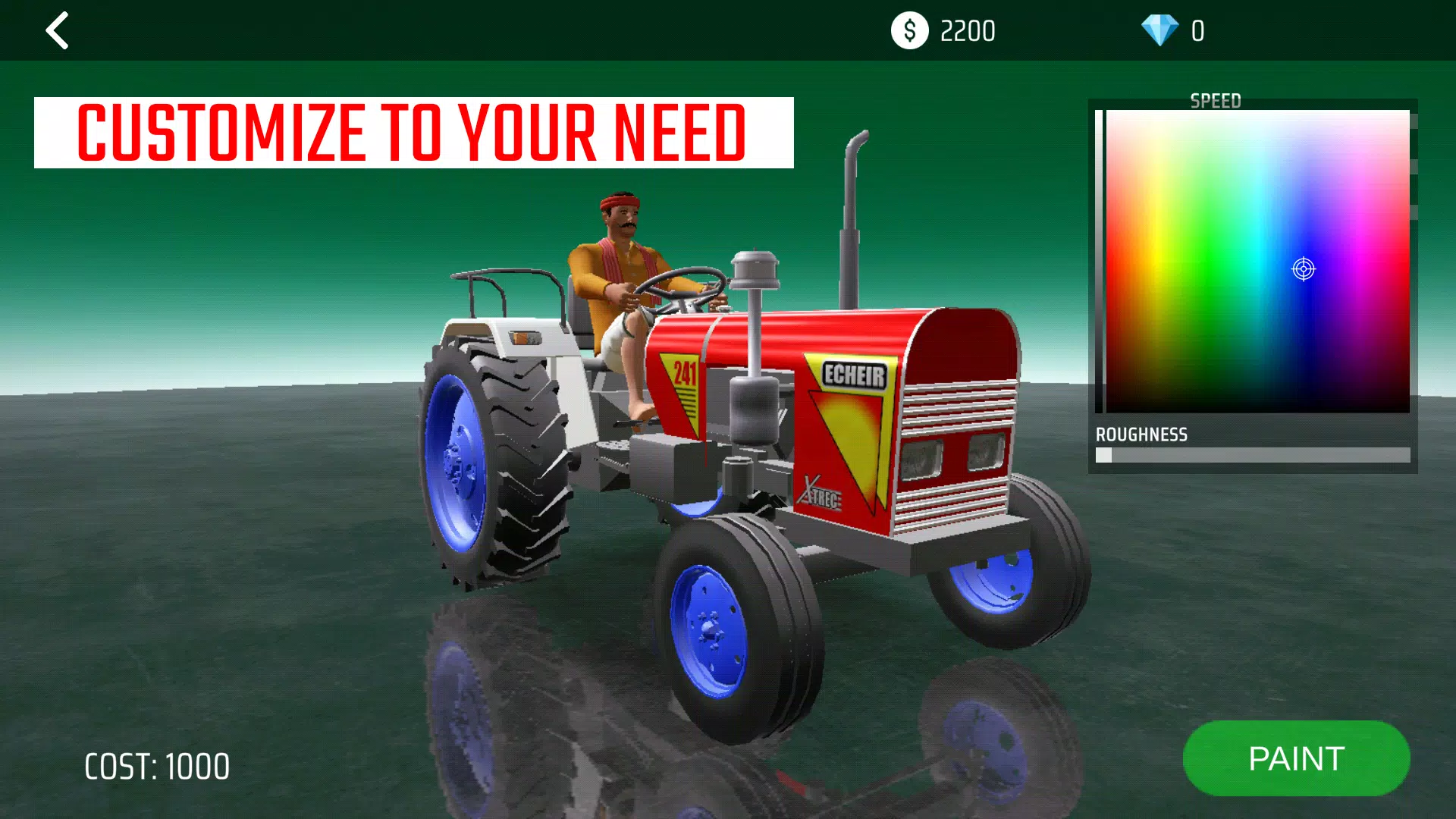 Indian Tractor PRO Simulation Скриншот 2